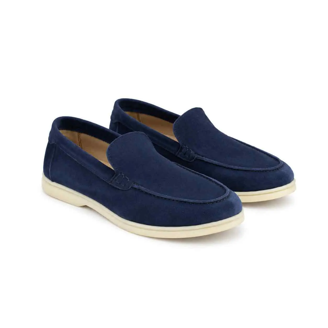 Mocassin pour homme 112  Bleu daim .......... miniature